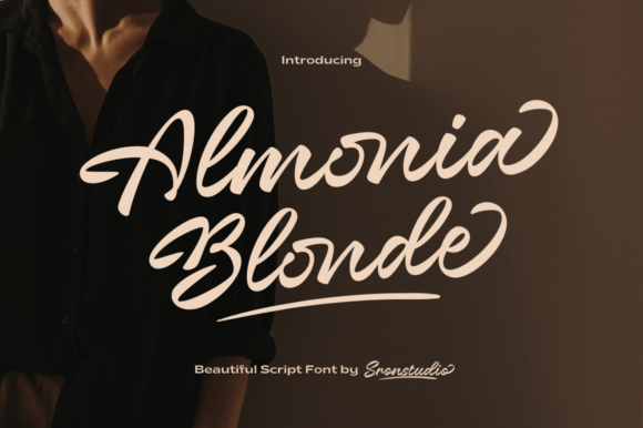 Almonia Blonde: A Script Handwritten Typeface for Editorial Design