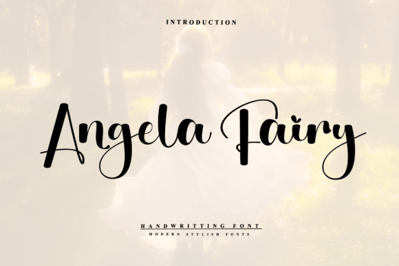 Angela Fairy: A Modern Script Font for Elegant Branding