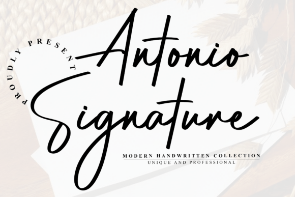 Antonio Signature Font for Modern Digital Branding