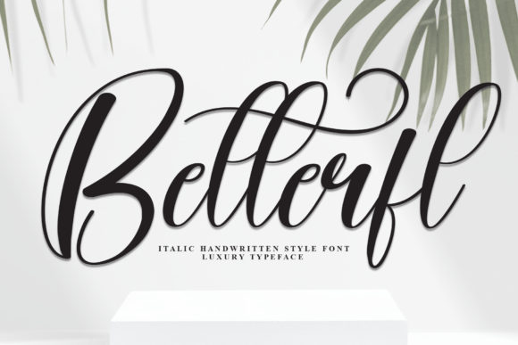 Betterfl: A Script Handwritten Font for Editorial Design
