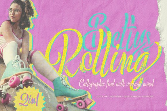 Bettys Rolling Typeface for Bold Campaigns