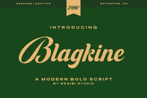 Blagkine Font for Professional Small Business Branding