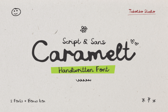 Caramelt: A Whimsical Script Handwritten Font for Branding
