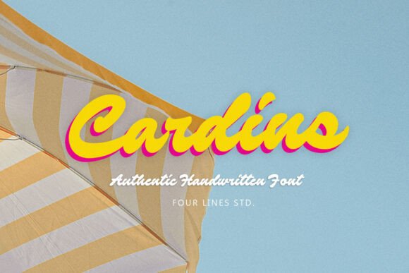 Cardins Font Review: A Bold Script for Modern Design