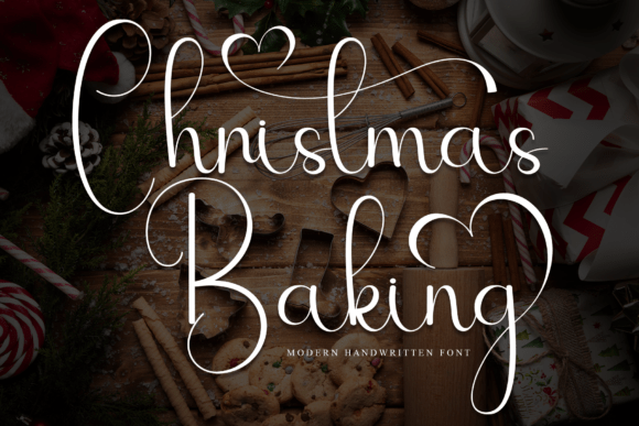 Christmas Baking Font Review for Elegant Branding
