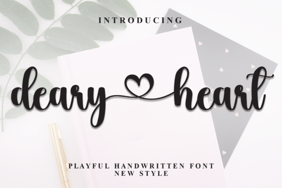 Deary Heart: A Handwritten Typeface for Modern Branding