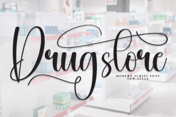 Drugstore Font for Elegant Web Design