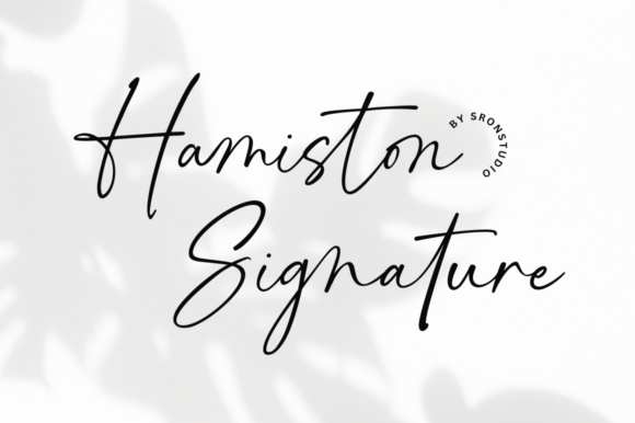 Hamiston: A Premium Script Font for Elegant Branding
