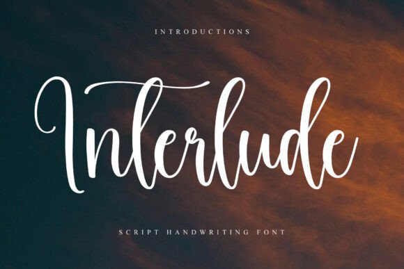 Interlude Font: A Dainty Script for Elegant Branding