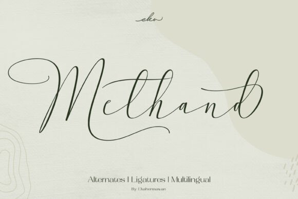 Methand: The Handwritten Script Font for Elegant Branding