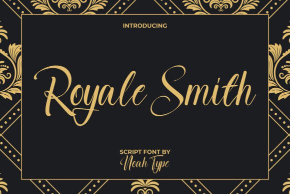 Royale Smith Font for Elegant Maker Designs