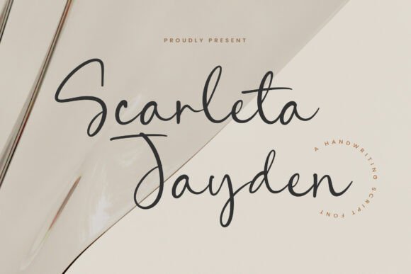 Scarleta Jayden: A Stylish Script Font for Branding