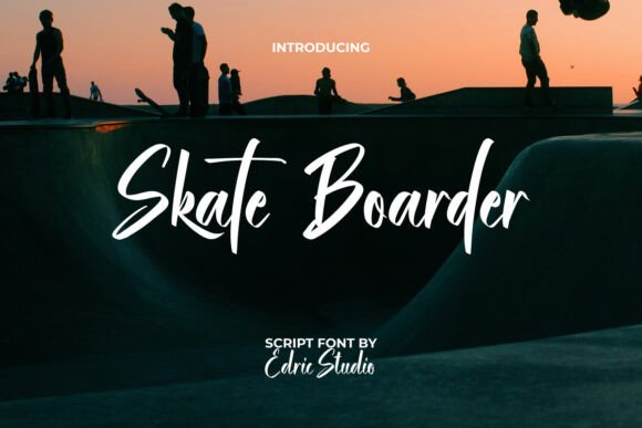 Skate Boarder Font for Modern Web Design