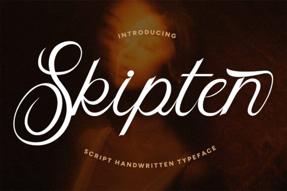 Skipten: A Script Handwritten Font for Digital Branding