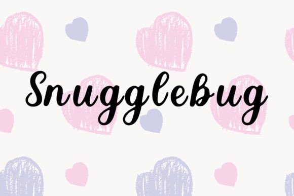Snugglebug: A Playful Script Font for Editorial Design