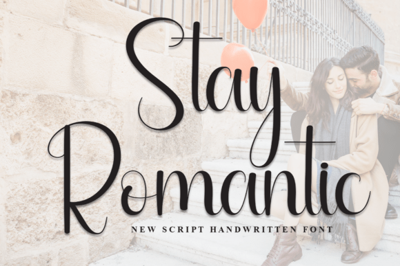 Stay Romantic: A Fluid Script Font for Editorial Design