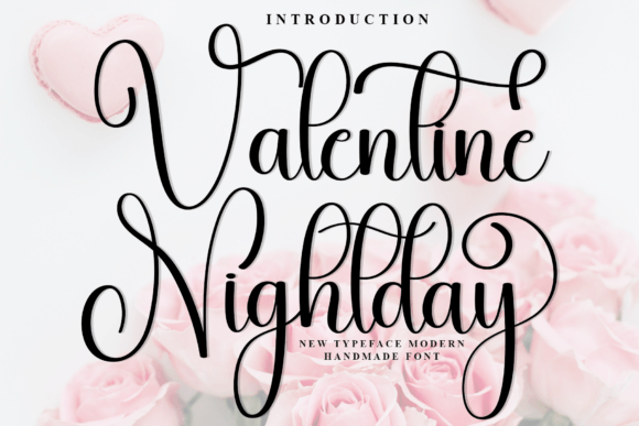 Valentine Nightday Font for Editorial Design