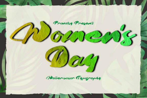 Women s Day Brush Font for Bold Business Branding